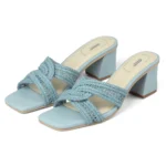 Isla Woven Block Heels