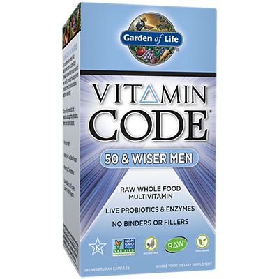 VITAMIN CODE 50 & WISER MEN 60 CAPS